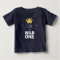 Wild one First birthday Crown Black Gold T-Shirt