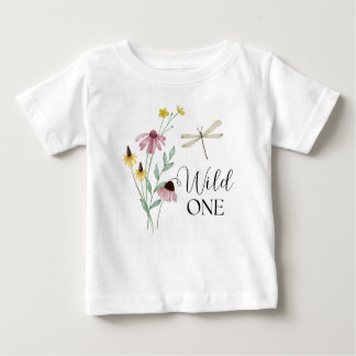 Wild One - First Birthday Floral Shirt