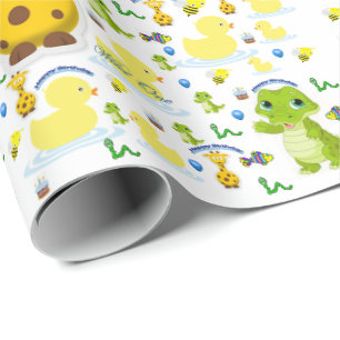 Wild One First Birthday Gift Wrapping Paper