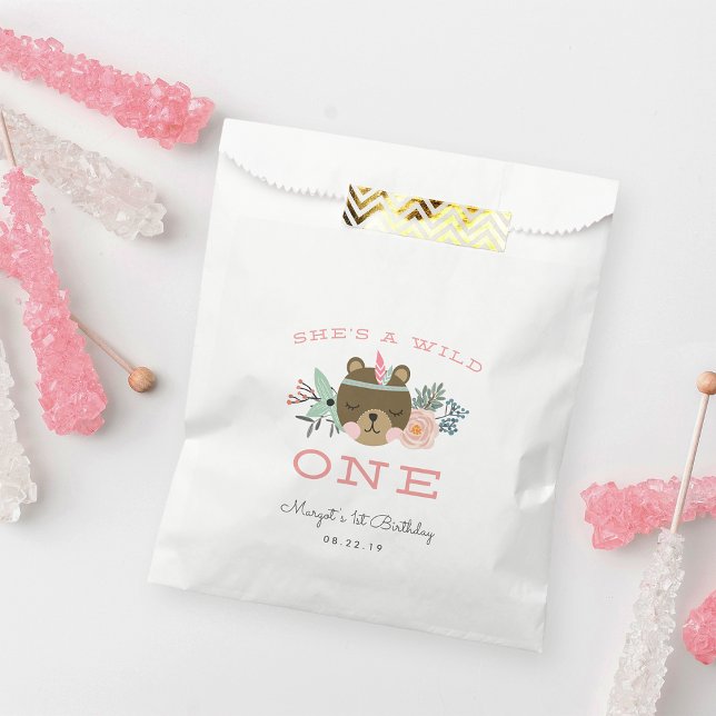 Wild One | First Birthday Party Favour Bag (Creator Uploaded)