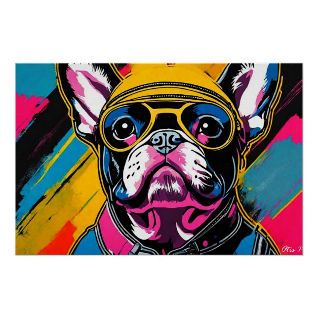 WILD ONE-FRENCH BULLDOG POSTER (Front)