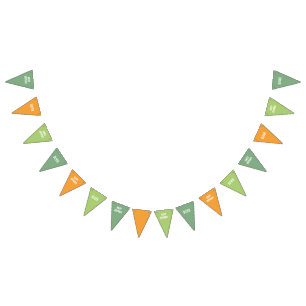 Wild one Jungle Animals Tropical Boy Birthday Bunting