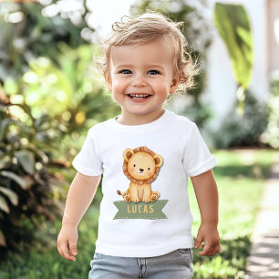 Wild One Jungle Safari 1st Birthday  Baby T-Shirt