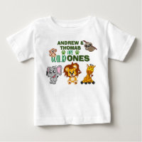 Wild One Jungle Safari Animal Twins First Birthday
