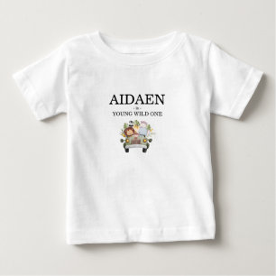 Wild One Jungle Safari Birthday Baby T-Shirt
