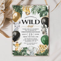Wild One Jungle Safari Themed 1st Birthday Party I