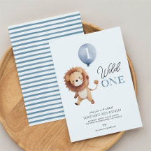 Wild One Lion 1st Birthday