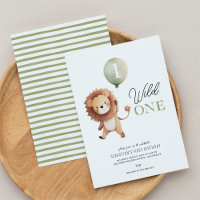 Wild One Lion 1st Birthday