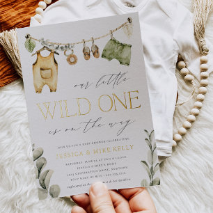 Wild One   Neutral Boho Safari Baby Shower