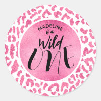 Wild One Pink Leopard 1st Birthday