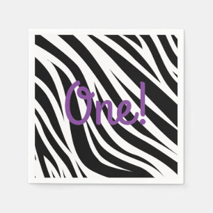 Wild One Safari 1st Birthday Party Kid's Napkin