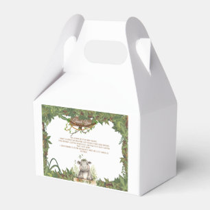 Wild One Safari Adventure Baby Shower Favor Box