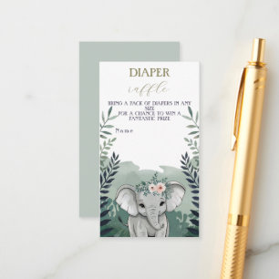 Wild One Safari Elephant Baby Shower Enclosure Car