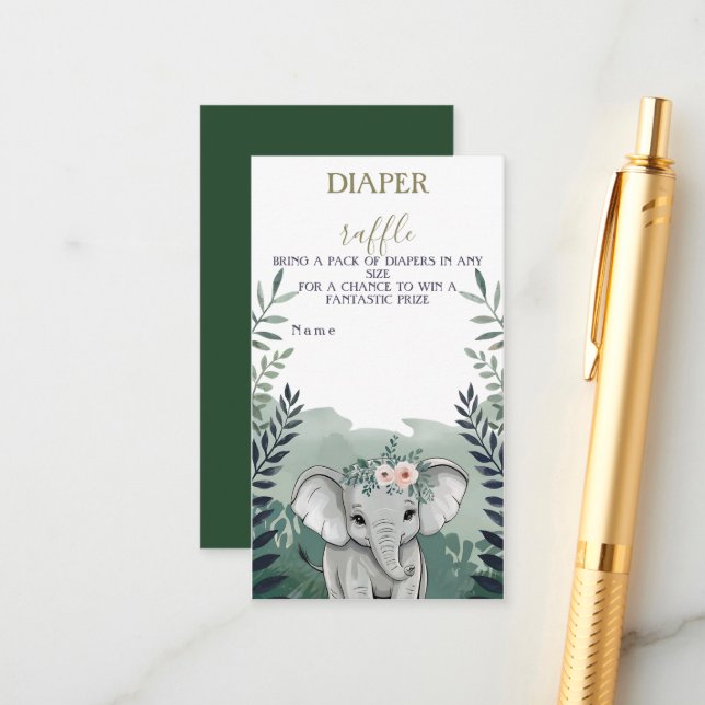 Wild One Safari Elephant Baby Shower Enclosure Car (Front/Back In Situ)