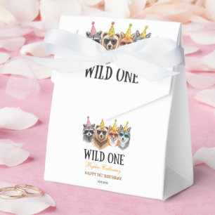 Wild One Safari First Birthday – Jungle Animal Favour Box