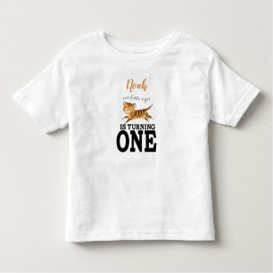 Wild One Safari Jungle Tiger 1st Birthday Toddler T-Shirt