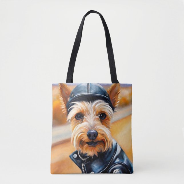 WILD ONE-SILKY TERRIER 6 TOTE BAG (Front)