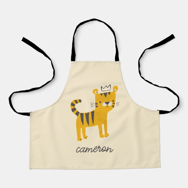 Wild One Tiger Cat Apron (Front)