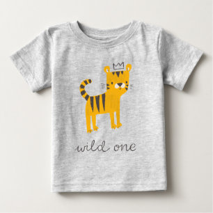 Wild One Tiger Cat Baby T-Shirt