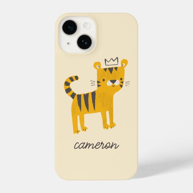 Wild One Tiger Cat iPhone Case (Back)