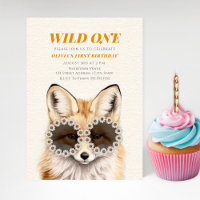 Wild One Wildflower Sunglasses Fox Birthday Party