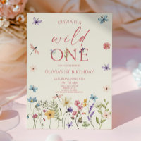 Wild One Wildflower Wild Flower 1st Birthday Party