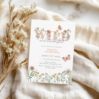 Wild & Onederful Wildflower 1st Birthday