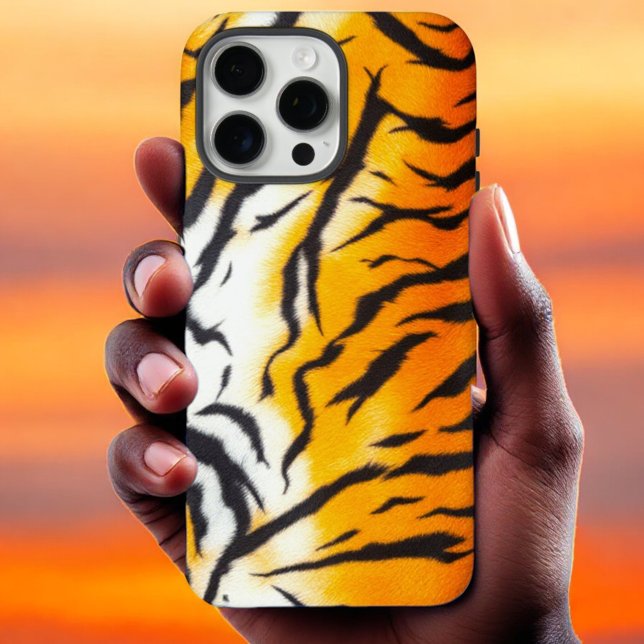 Wild Orange Tiger leather  Case-Mate iPhone Case (Creator Uploaded)
