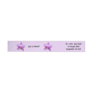 Wild Orchid Wrap Around Label