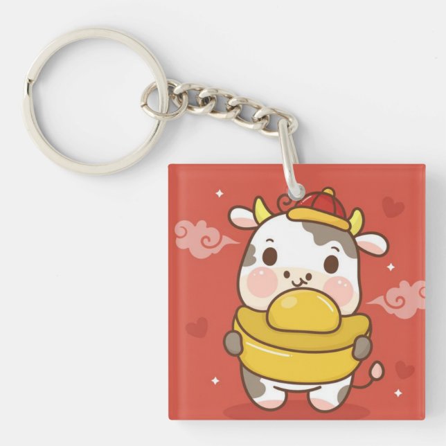 Wild Ox Key Ring (Front)