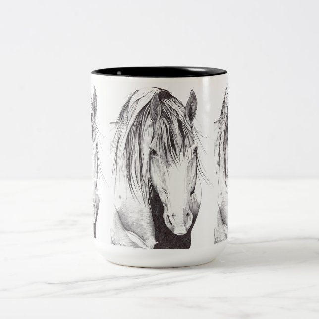 Wild Paint Two-Tone Coffee Mug (Center)