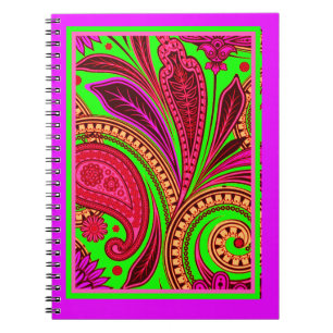 Wild paisley Notebook