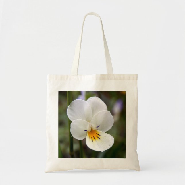 Wild Pansy Budget Tote Bag (Front)