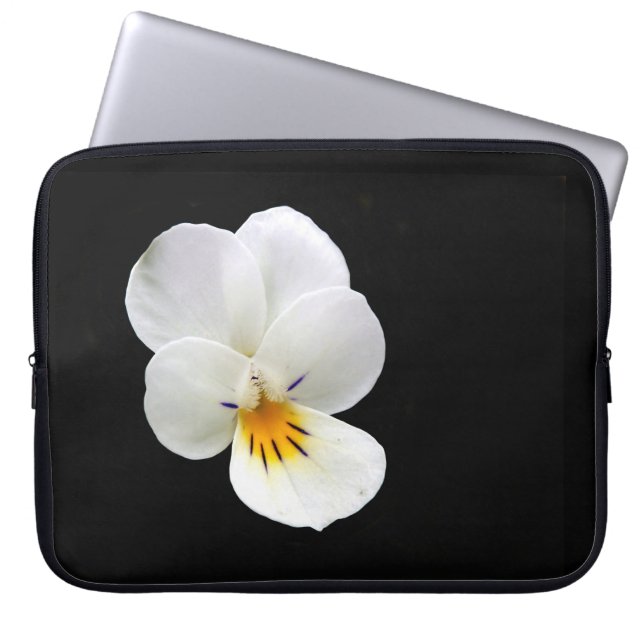 Wild Pansy Laptop Case (Front)