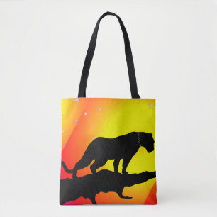 Wild Panther Tote Bag