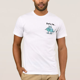 Wild Party Last Night Monsters backside T Shirt