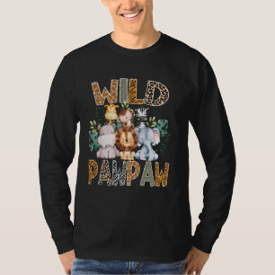 Wild Pawpaw 1St Birthday Safari Jungle Animal Love T-Shirt