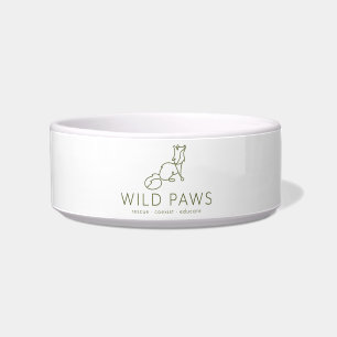 Wild Paws Ceramic Pet Bowl (Medium)