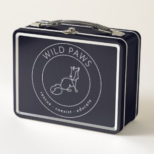 Wild Paws Metal Lunchbox
