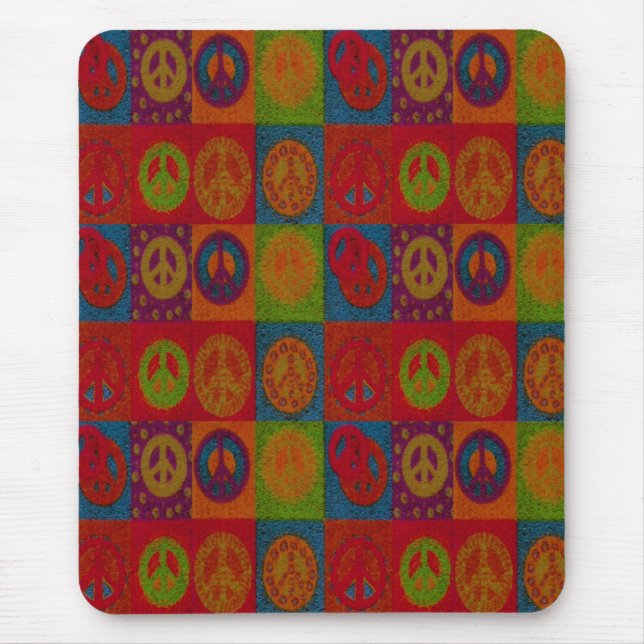 Wild Peace Signs - Mousepad (Front)