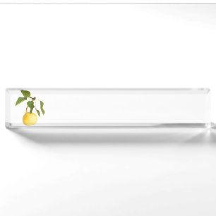 Wild pear nameplate