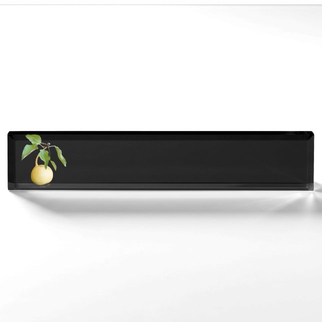 Wild pear nameplate (Front)