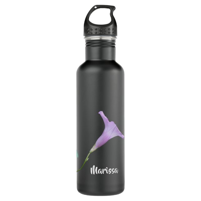 Wild Petunia Bloom, Personalised  710 Ml Water Bottle (Front)