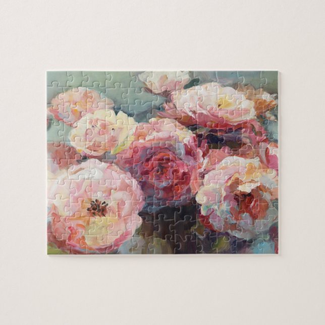 Wild Pink Roses Jigsaw Puzzle (Horizontal)