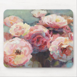 Wild Pink Roses Mouse Pad