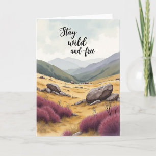 Wild Plains Birthday Card