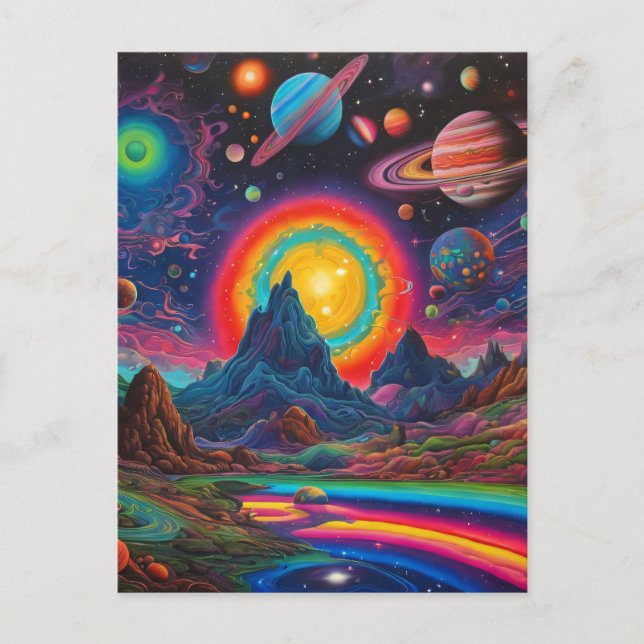 Wild planets 2 postcard (Front)