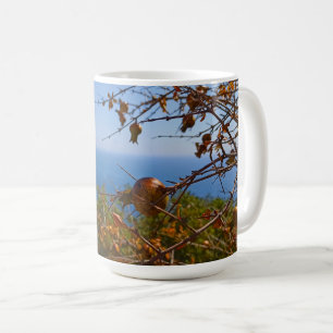 Wild Pomegranate Sunny Coastal Sea Summer Coffee Mug