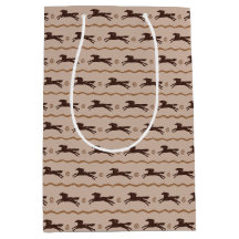 Wild Pony Galloping Horse on Tan for Horse Lover