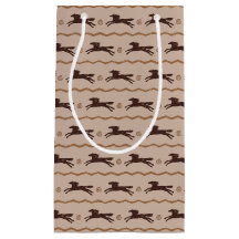 Wild Pony Galloping Horse on Tan